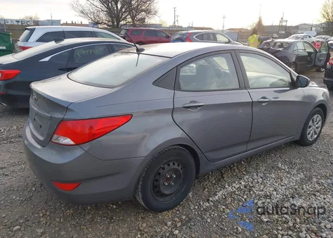 2016 Hyundai Accent Se z USA, uszkodzony, nr VIN KMHCT4AE9GU118567